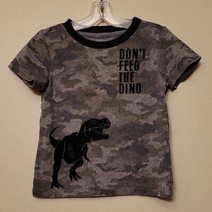 Epic Threads grey camo dinosaur tee shirt